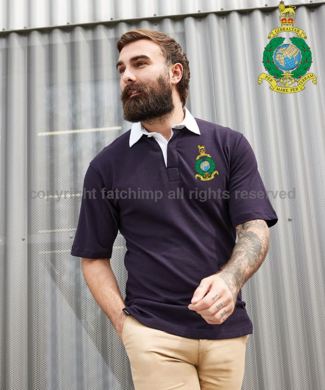 Royal Marines Units Short Sleeve Rugby Shirt