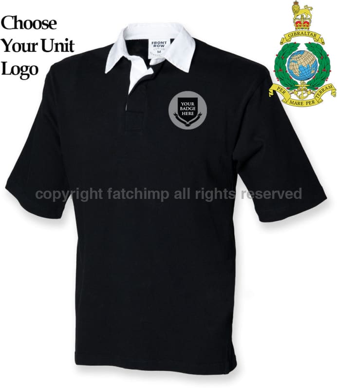 Royal Marines Units Short Sleeve Rugby Shirt