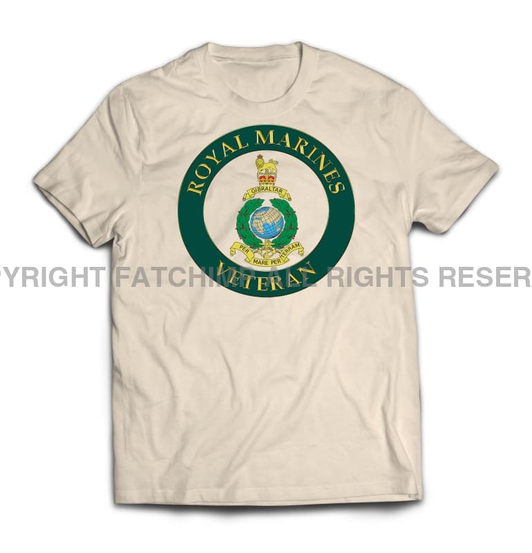 Royal Marines Veterans Printed T-Shirt