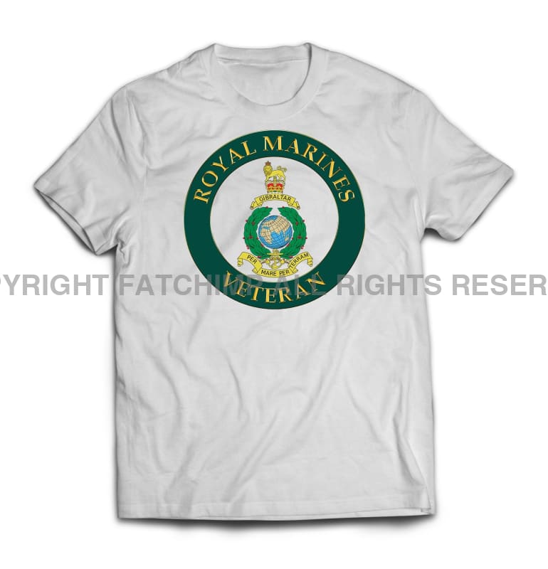 Royal Marines Veterans Printed T-Shirt