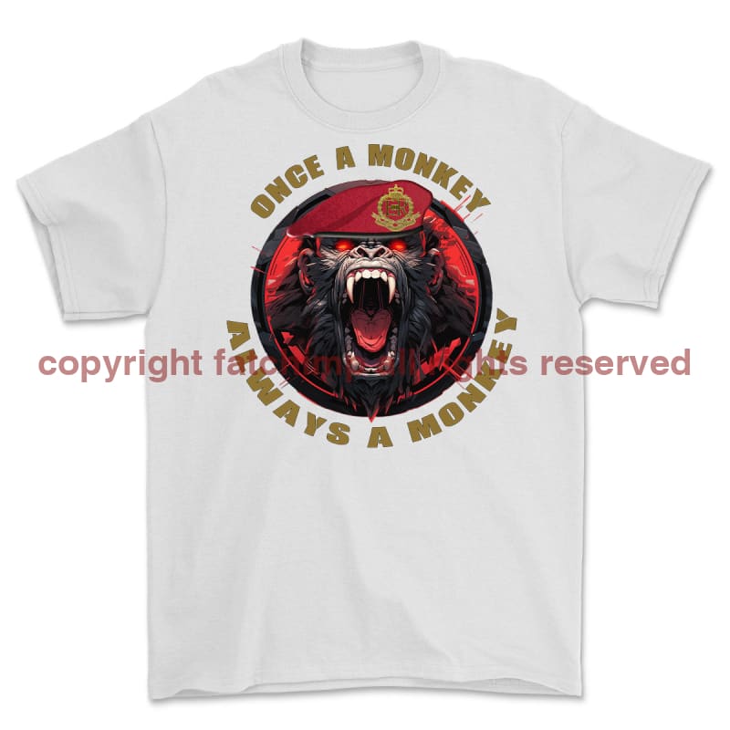 Royal Military Police Once a Monkey Printed T-Shirt