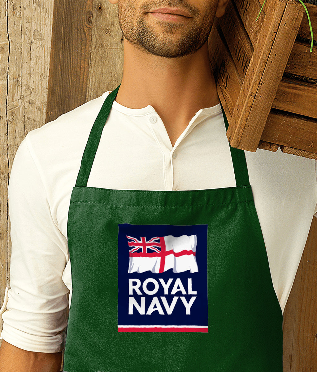 Royal Navy Units Printed Cotton Unisex Apron