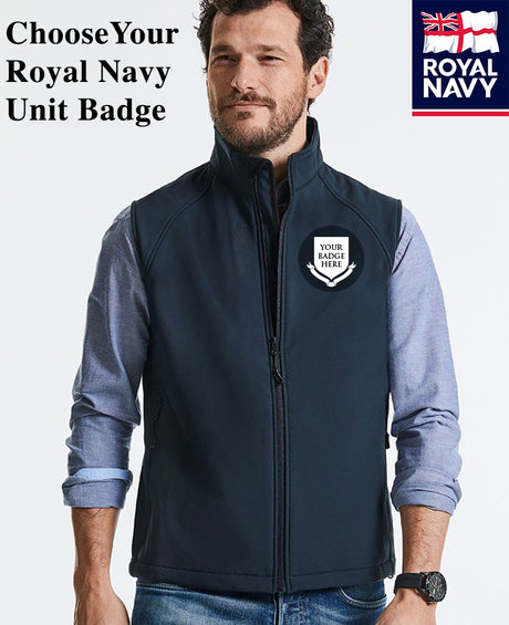 Royal Navy Units Pro Two Layer Soft Shell Gilet