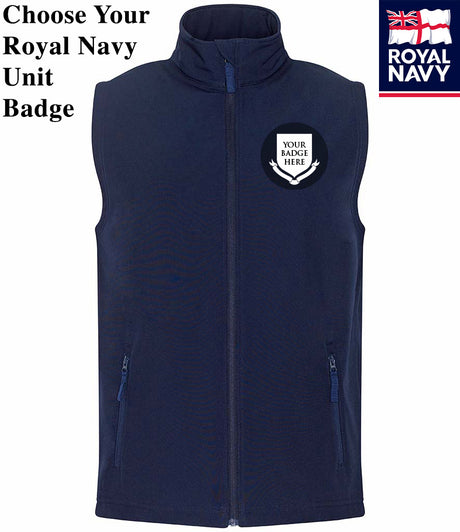 Royal Navy Units Pro Two Layer Soft Shell Gilet