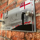 Royal Navy HMS House Sign