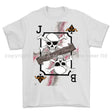 Submariner Royal Navy Playing Card Art Front Printed T-Shirt