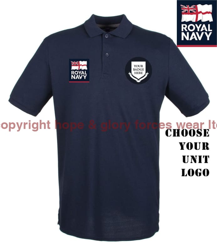 Royal Navy UNITS Classic Pique Polo Shirt – Fat Chimp Forces Wear