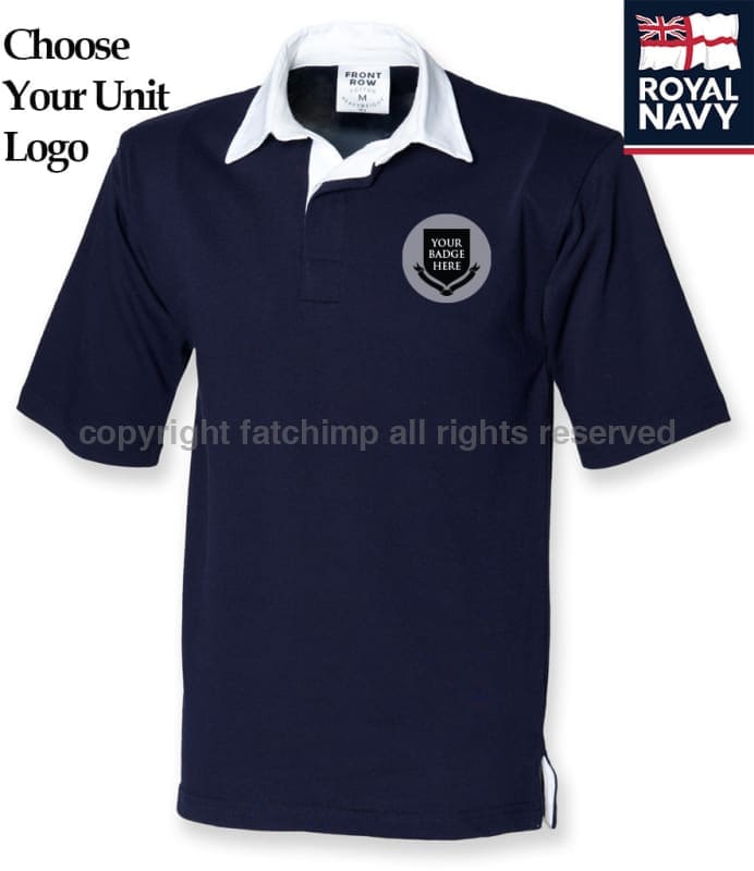 Royal Navy Units Short Sleeve Rugby Shirt