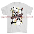 White Mafia Royal Navy Chef Playing Card Art Front Printed T-Shirt