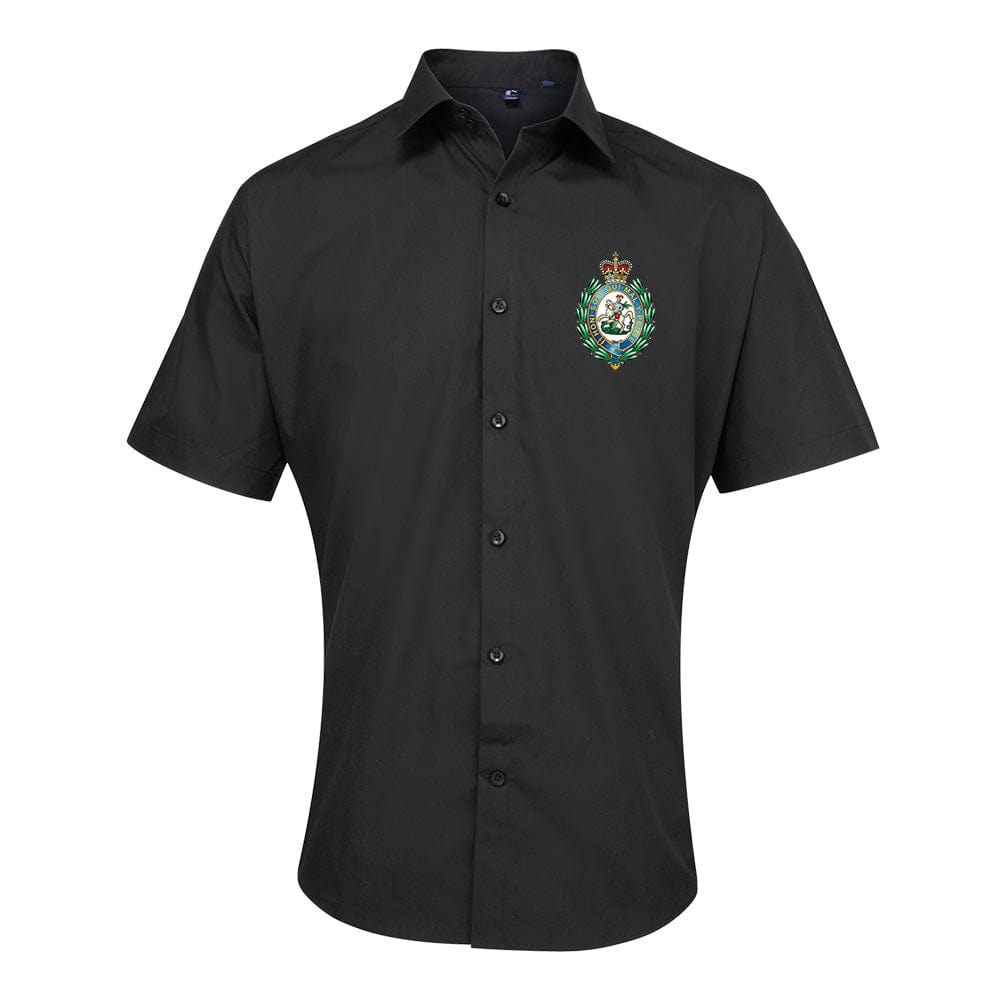 Royal Regiment of Fusiliers Embroidered Short Sleeve Oxford Shirt
