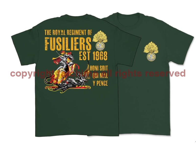 Royal Regiment of Fusiliers Double Print T-Shirt