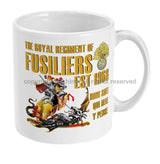 Royal Regiment of Fusiliers Est 1968 Ceramic Mug