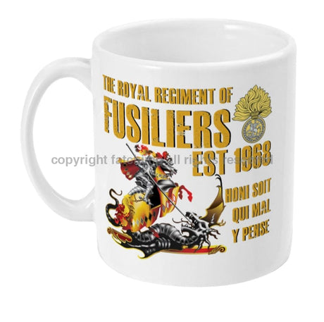 Royal Regiment of Fusiliers Est 1968 Ceramic Mug