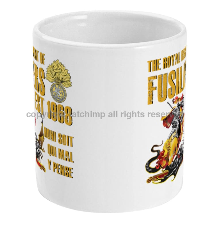 Royal Regiment of Fusiliers Est 1968 Ceramic Mug