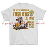 Royal Regiment Of Fusiliers Est 1968 Printed T-Shirt