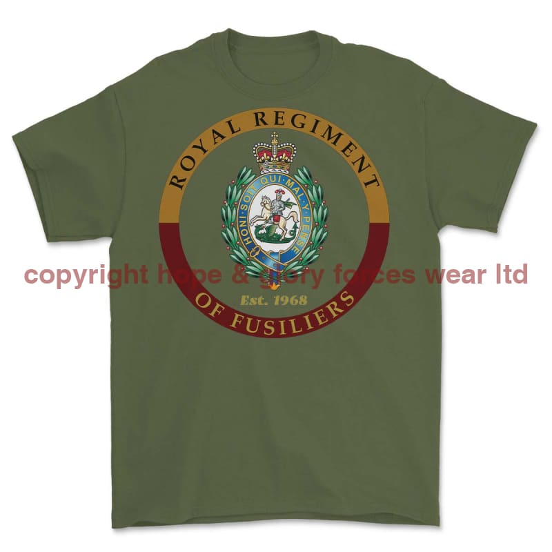 Royal Regiment of Fusiliers Printed T-Shirt