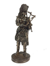 Military Statue - Royal Regiment Of Scotland Piper Cold Cast Bronze Military Statue