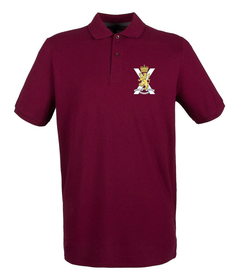 Royal Regiment of Scotland Embroidered Pique Polo Shirt