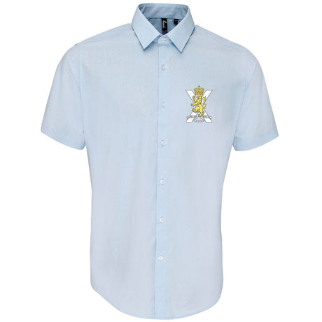 Royal Regiment of Scotland Embroidered Short Sleeve Oxford Shirt