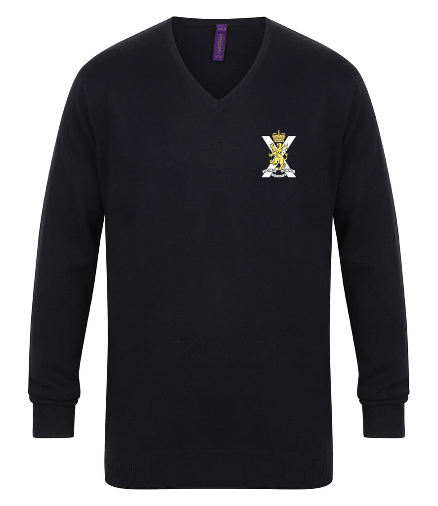 Royal Regiment of Scotland Lightweight V Neck Sweater