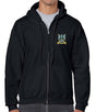 Royal Scots Dragoon Guards Unisex Full Zip Hoodie