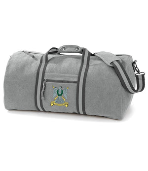 Royal Scots Dragoon Guards Vintage Canvas Holdall
