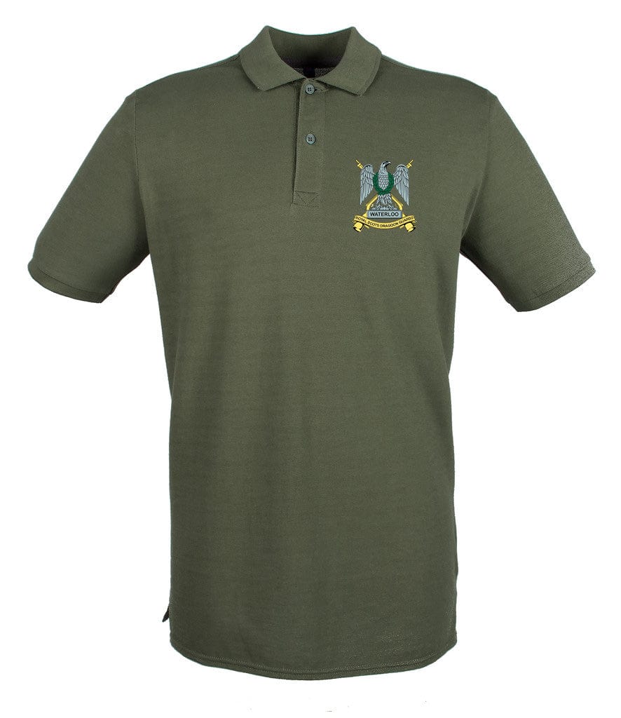 Royal Scots Dragoon Guards Embroidered Pique Polo Shirt