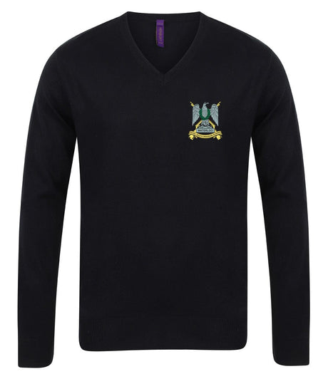 Royal Scots Dragoon Guards Lightweight V Neck Sweater