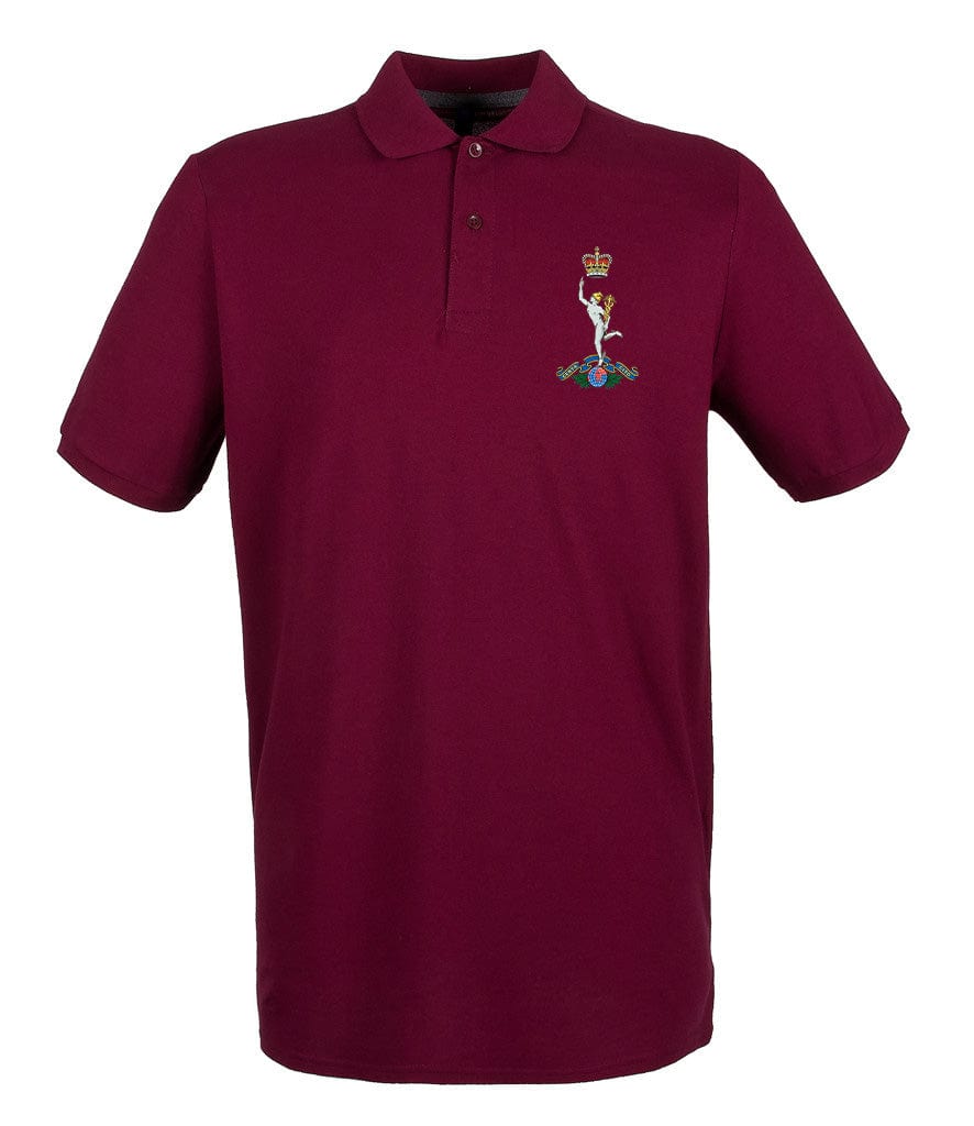 Royal Signals Embroidered Pique Polo Shirt