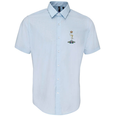 Royal Signals Embroidered Short Sleeve Oxford Shirt