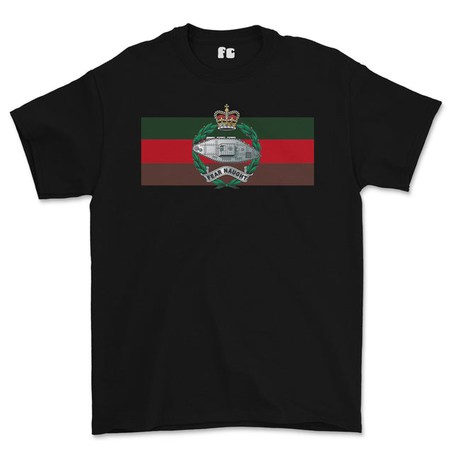 Royal Tank Regiment Colours Printed T-Shirt