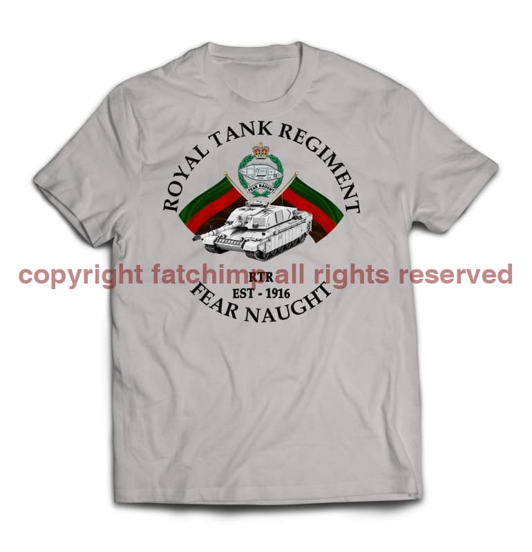 Royal Tank Regiment Challenger Printed T-Shirt