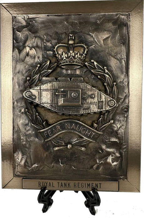 Royal Tank Regiment Cold Cast Bronze Plaque