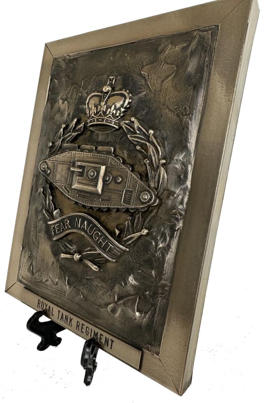 Royal Tank Regiment Cold Cast Bronze Plaque