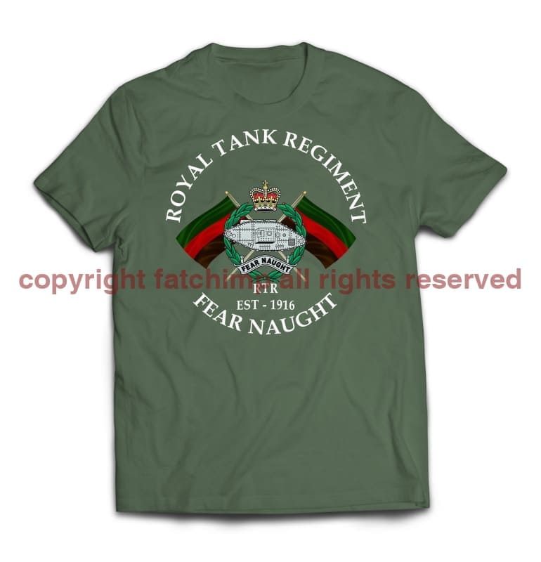 Royal Tank Regiment Printed T-Shirt