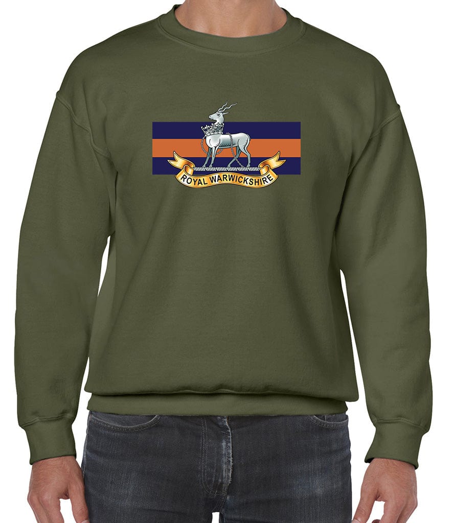 Royal Warwickshire Fusiliers Front Printed Sweater