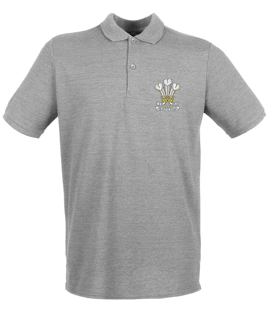 Royal Welsh Embroidered Pique Polo Shirt