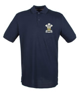 Royal Welsh Embroidered Pique Polo Shirt
