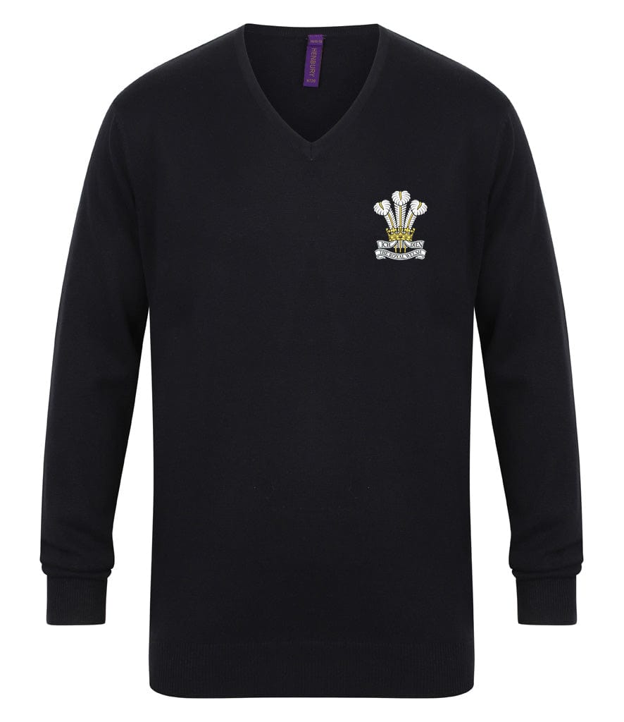 Royal Welsh Lightweight V Neck Sweater