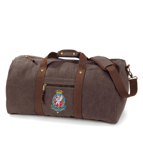 Royal Wessex Yeomanry Vintage Canvas Holdall
