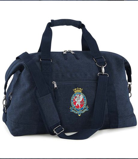 Royal Wessex Yeomanry Vintage Canvas Satchel