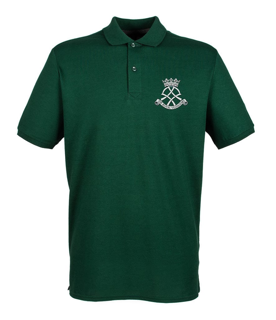 Royal Yeomanry Embroidered Pique Polo Shirt