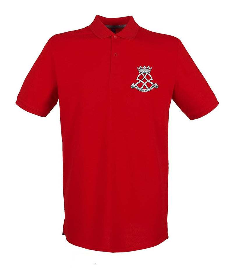 Royal Yeomanry Embroidered Pique Polo Shirt