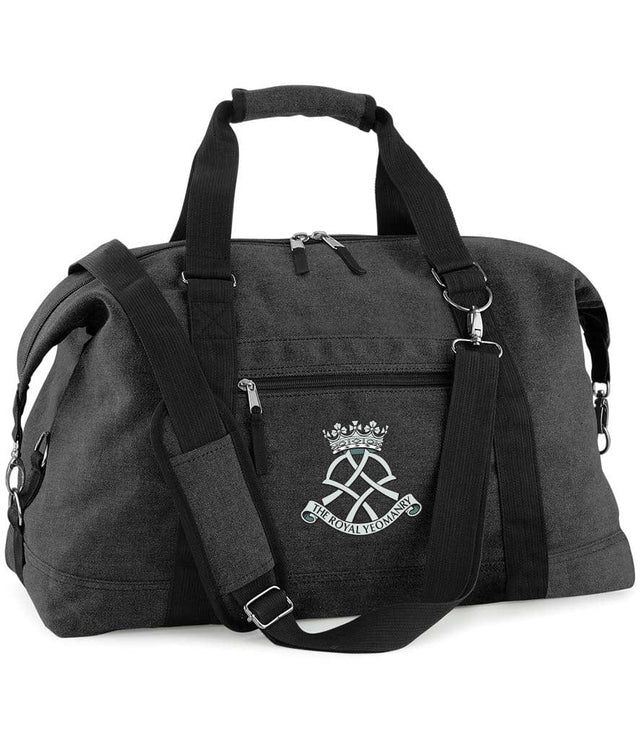 Royal Yeomanry Vintage Canvas Satchel