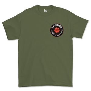 RT Conex Rides of Support 2025 Printed T-Shirt (Left Chest Logo)