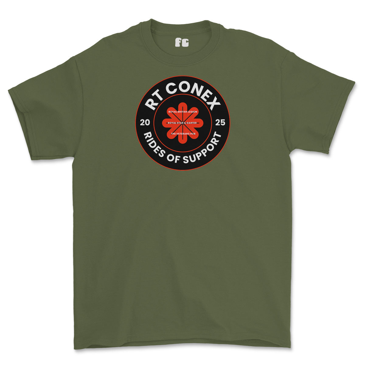 RT Conex Rides of Support 2025 Printed T-Shirt