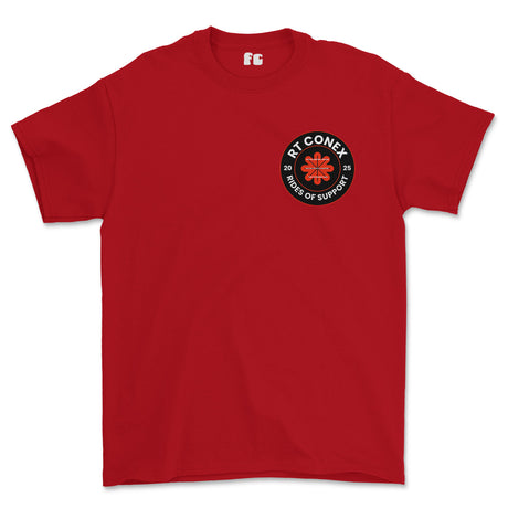 RT Conex Rides of Support 2025 Printed T-Shirt (Left Chest Logo)