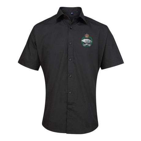 Royal Tank Regiment RTR Embroidered Short Sleeve Oxford Shirt