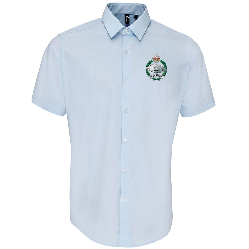 Royal Tank Regiment RTR Embroidered Short Sleeve Oxford Shirt