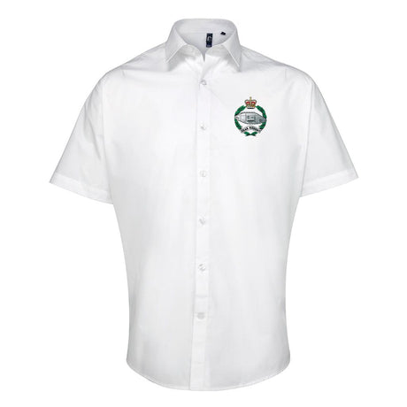 Royal Tank Regiment RTR Embroidered Short Sleeve Oxford Shirt